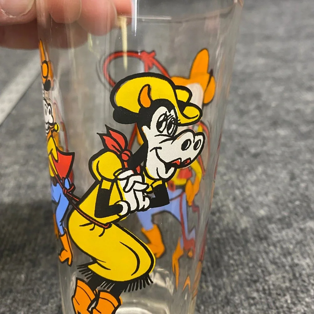 Vintage 1978 Pepsi Disney Collector Series Glass Horace Horsecollar Clarabelle